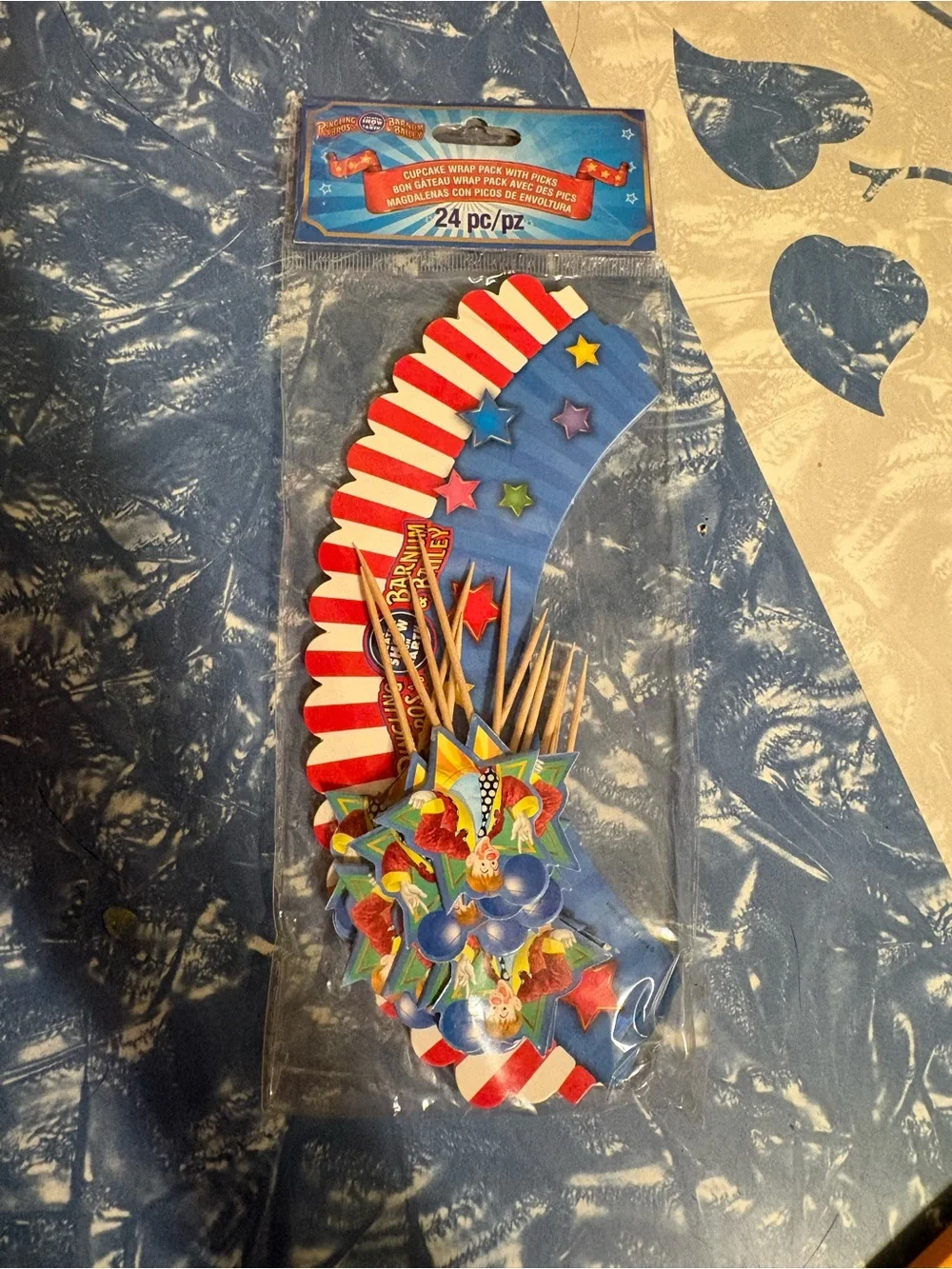 Ringling Bros. Barnum & Bailey Red Circus  Clown Party Supplies Plates and Cups